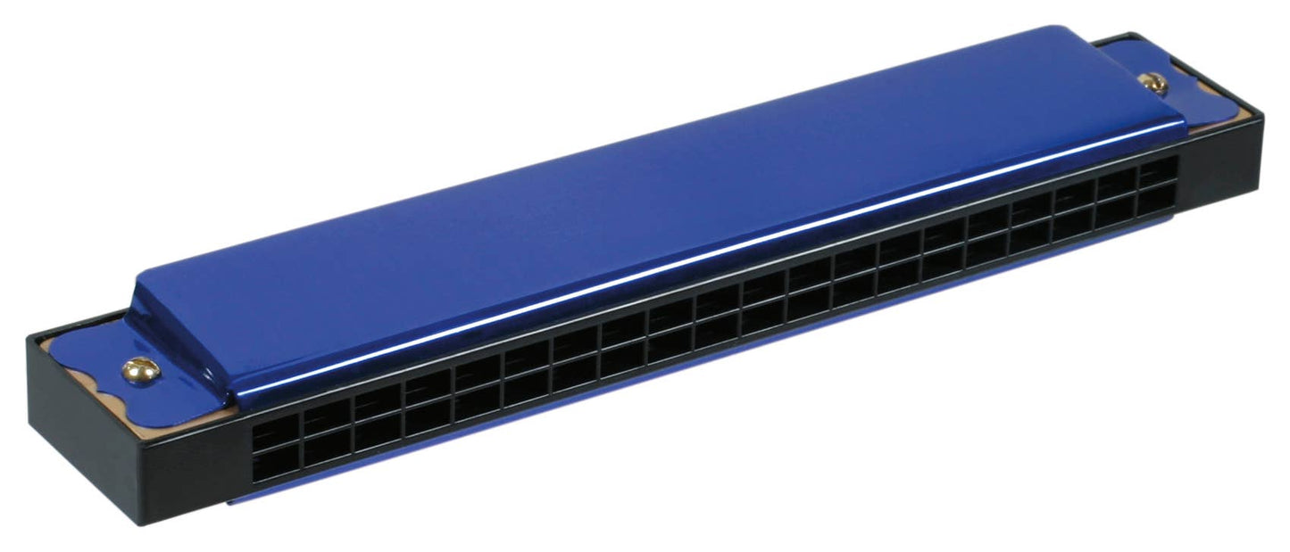 Neato! Large 6" Metal Harmonica with Case