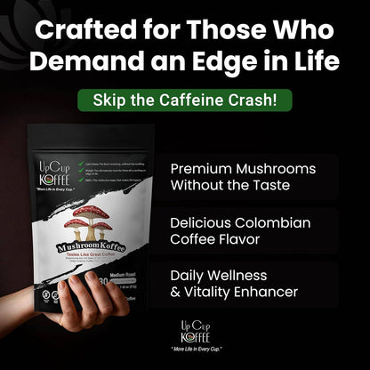 UpCup Koffee Functional Ground Mushroom Coffee