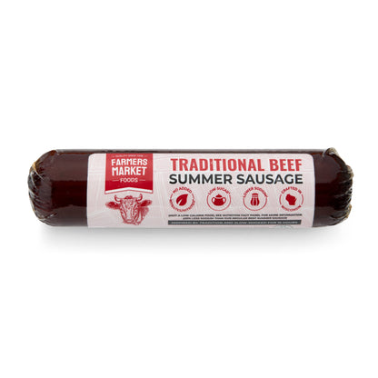 No Nitrate-  Traditional Beef Summer Sausage 5oz