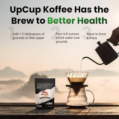 UpCup Koffee Functional Ground Mushroom Coffee