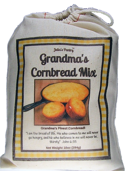 Grandma's Sweet Cornbread Mix, 10oz Cloth
