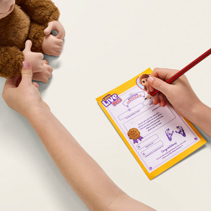 Moose Toys Little Live Pet My Baby Monkey Plush