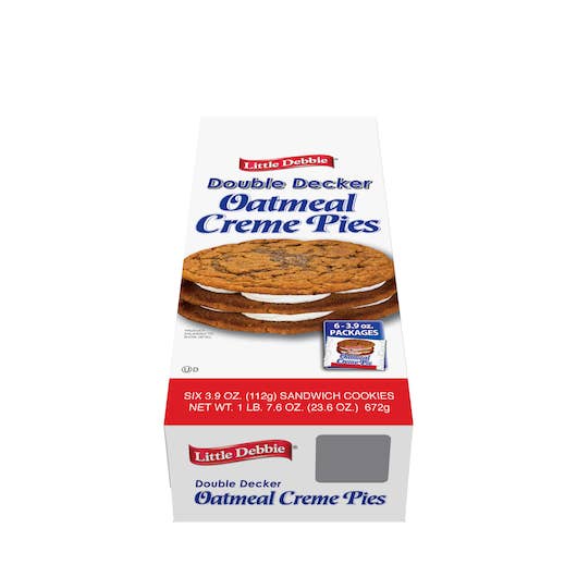 Little Debbie Oatmeal Creme Pie Round