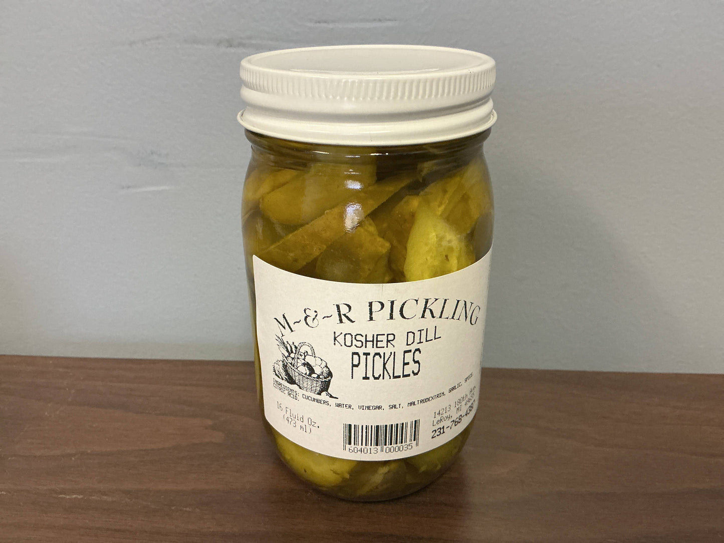M &R Pickling Kosher Dill Pickles 