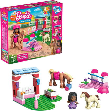 Mega Barbie Horse Jumping 68 Piece Building Set