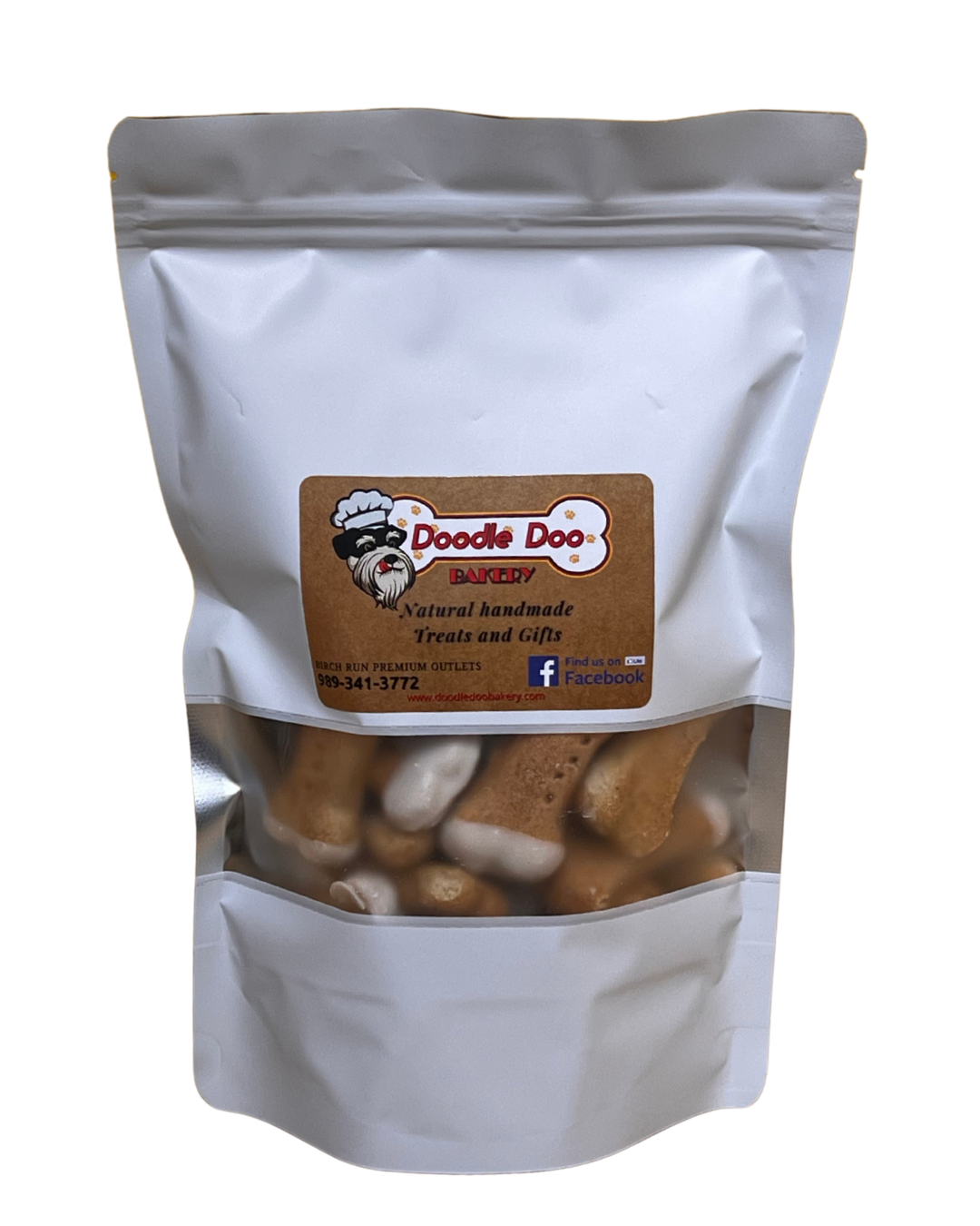 Homemade Dog Treats - Applesauce Dips Dog Biscuits 1/2 lb